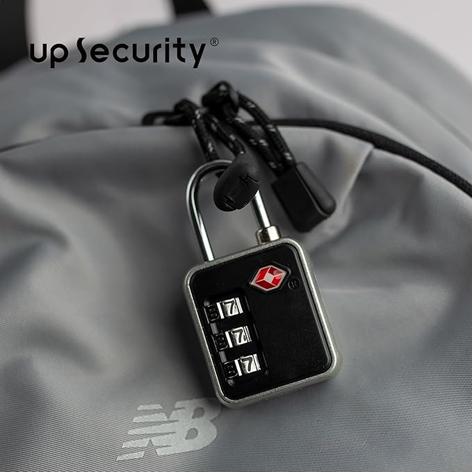 Suitcase Locks TSA Approved, Small Combination Padlock for Locker, Mini Combo Padlock, TSA Locks for Luggage, Gym Locker, Backpack Zipper, Gun Case, Ammo Can, Storage Box, Toolbox Outdoor