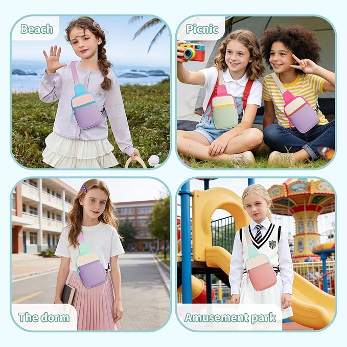 Mothers Day Gifts for Daughter, Birthday Graduation Gifts for 8 9 10 11 12 Year Old Teens Girls Her,Fanny Pack Sling Crossbody Bag Belt Bags Purse, Preppy Teen Girl Gift Trendy Stuff Travel Essentials