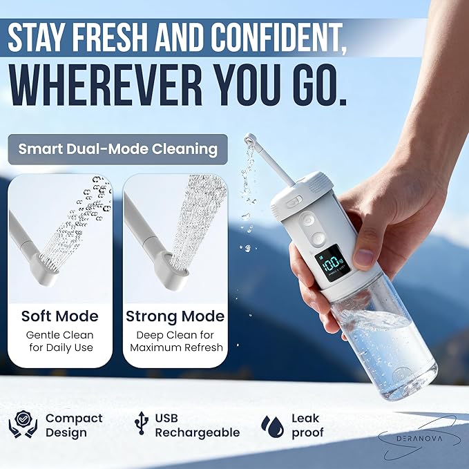 High-Pressure Portable Bidet for Travel – Electric, USB Rechargeable with Strong, Targeted Spray for a Clean Feel Anywhere, Waterproof & Ideal for Postpartum Care