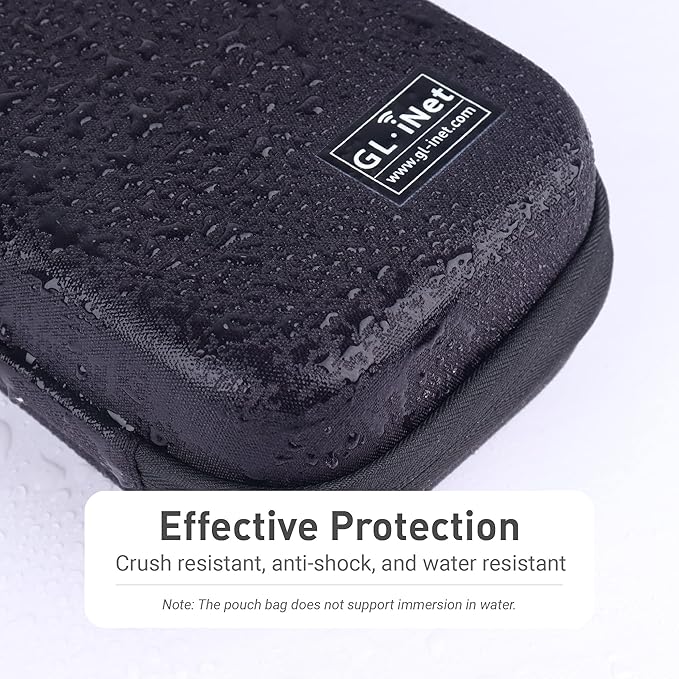 GL.iNet Gadget Organizer Case for Travel Routers GL-AXT1800/ GL-MT3000/ GL-SFT1200/ GL-E750, Chargers, Cables, and Accessories, Sturdy & Durable Pouch, Hand-carry EVA bag, Anti-shock, Water Resistant