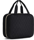 MODENGKONGJIAN Travel Toiletry Bag - Hanging Toiletry Bag for Women, Waterproof Makeup Cosmetic Bag Travel Organizer for Accessories, Shampoo, Full-size Container, Toiletries (Black)
