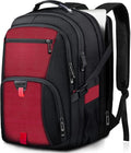 ANTERK Extra Large Backpack, Travel Laptop Backpack, Sturdy TSA Water Resistant 17.3 Inch Carry on Backpacks, Anti Theft Business Computer Backpacks Gifts for Men Women, Red
