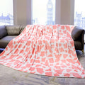 Soft Blankets Queen Size, Extra Large Plush Full Size Pink Fleece Throw Blanket for Bed, Cute Cozy Pink Dorm Bedroom Decor for Women & Girls, Lightweight, All Seasons 90" x 90"