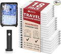 Travel Vacuum Bags for Clothing with Rechargeable Electric Pump, Compression Packing Cubes Organizer Storage for Luggage Suitcase, Space Saver Seal Bags for Vacation Cruise, 18 Combo