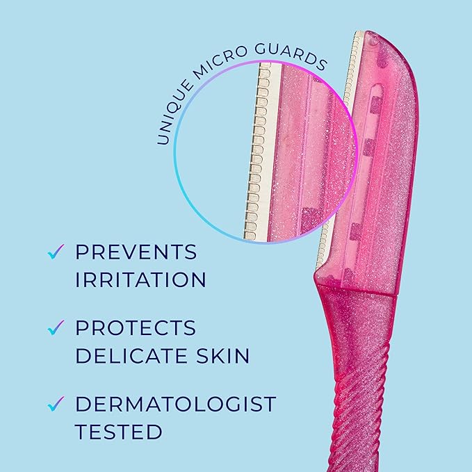 Schick Womens Silk Touch-Up Eyebrow Razor 3 Count