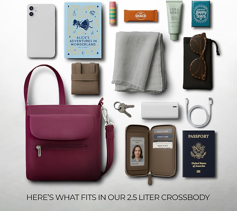 Travelon Anti-Theft Classic Mini Shoulder Bag