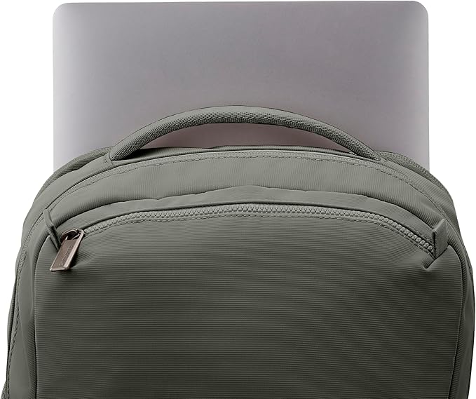 Samsonite Better Than Basic Backpack - Dedicated Laptop Compartment, Quick Stash Front Pockets and Lightweight Breathable Airmesh - Olive