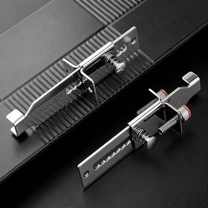 Portable Door Lock for Travel，Hotel Door Safety Locks from Inside，Quick No-Tool Installation, for Additional Safety and Privacy, Perfect for Traveling Hotel Home Apartment College