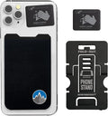 Phone Wallet - Adhesive Card Holder - Cell Phone Pouch - Stick on Lycra Pocket by Gecko - Carry Credit Cards and Cash