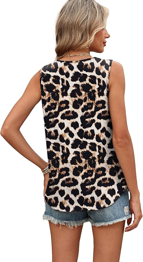 WIHOLL Tank Tops for Women Summer Outfits 2026 Crewneck Spring Casual Sleeveless Shirts Blouses Clothing