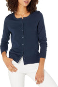 Amazon Essentials Women's Lightweight Crewneck Cardigan Sweater (Available in Plus Size)