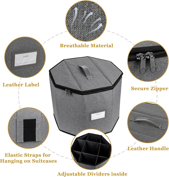 Shoe Storage Box,Shoe Bags for Travel,Fits 8 Pairs,Foldable Shoe Organizer for Closet,Portable Luggage Travel Shoe Organizer