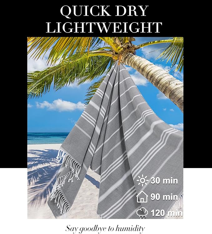 Extra Large Throw Blanket Giant Turkish Beach Towel Airplane Travel Essentials Camping Gear Must Haves Accessories Flight Hawaii Honeymoon Summer Vacation Stuff Camper Roadtrip Road Trip Gadgets
