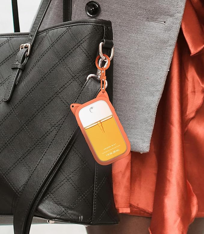 Sonnorel Silicone Case Compatible with Touchland Hand Sanitizer Spray (Fit for 1 FL OZ/30 mL Ver), Portable keychain