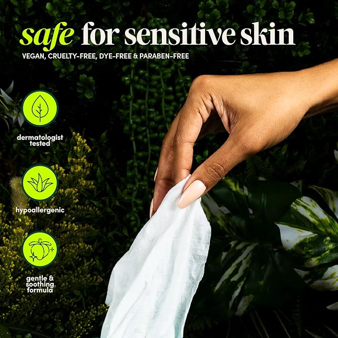 goodwipes Flushable Wipes - Individually Wrapped Butt Wipe for On-the-Go Adults - Portable Mini Wipes - Travel Essentials - Sewer & Septic Safe - Shea-Coco, 32 Count (1 Pack)
