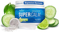 Nello Supercalm Powdered Drink Mix Tub, Cortisol Reducer* and Sleep Aid Supplement, L Theanine, Ksm-66 Ashwagandha, Magnesium Glycinate, Vitamin D 3, No Sugar, Non GMO, 30 Ct, Cucumber Lime
