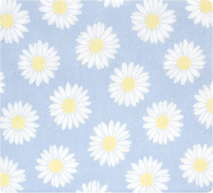 Hudson Baby Unisex Baby Cotton Flannel Receiving Blankets, Daisy Bee, One Size