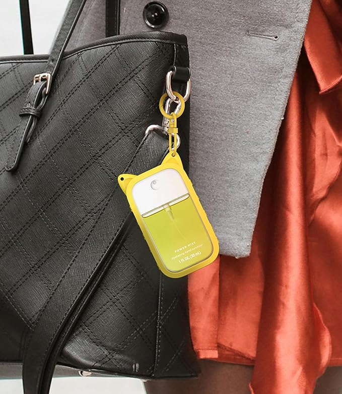 Sonnorel Silicone Case Compatible with Touchland Hand Sanitizer Spray (Fit for 1 FL OZ/30 mL Ver), Portable keychain