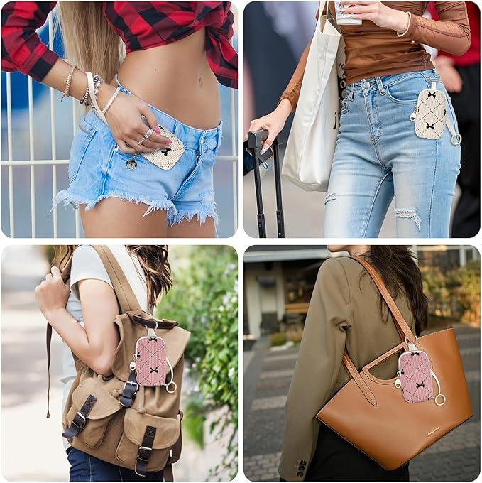 Hand Sanitizer Spray Case Compatible with T0uch-land, Hand Sanitizer Bag Zippered Pouch for Glow Mist and Power Mist