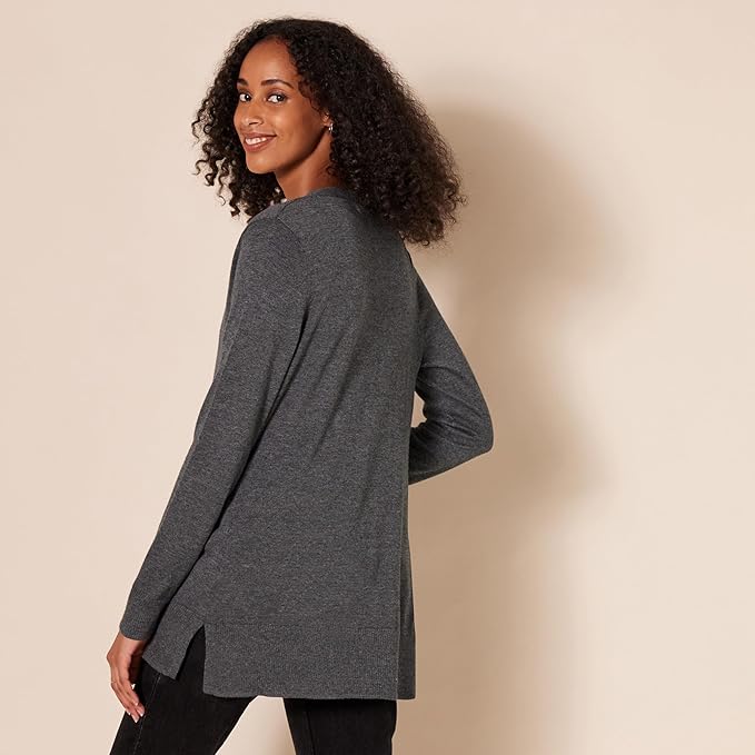Amazon Essentials Women's Lightweight Long Sleeve Open-Front Cardigan Sweater (Available in Plus Size)