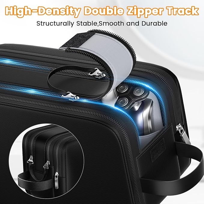 Toiletry Bag for Men, Water-Resistant Mens Toiletry Travel Bag & Tactical Shower Bag, Toiletries Travel Bag Storage for Grooming Accessories, Toiletry Bags for Travel Gym Dorm