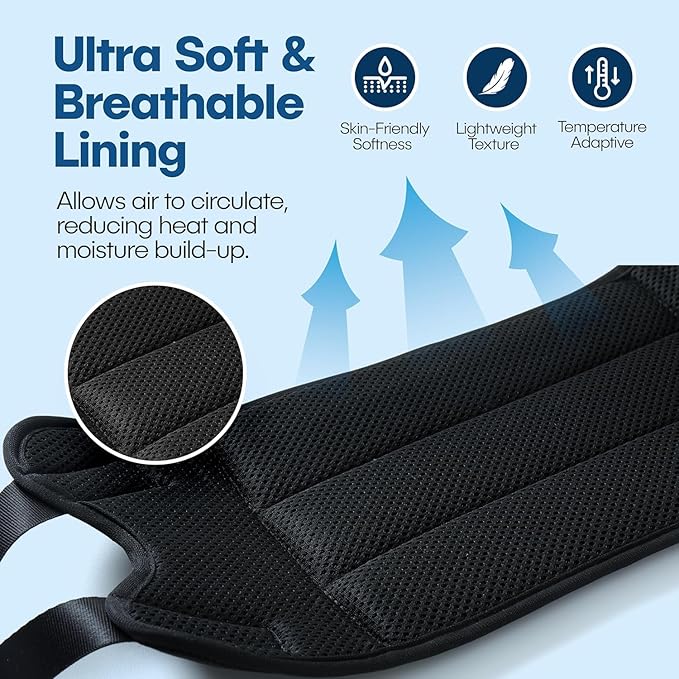 2 Pack Airplane Foot Hammock, No-Collapse Foot Hammock for Plane Travel, Thickened Bamboo Airplane Foot Rest, Adjustable Footrest for Office, Long Flight