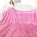 King Size Fleece Blanket for Bed, Oversized Soft Plush Full Size Pink Throw Blanket for Bedroom, Lightweight Cute Pink Cheetah Home Decor, All-Season Cozy Gifts for Adults Couples 90"x108"