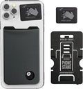 Phone Wallet - Adhesive Card Holder - Cell Phone Pouch - Stick on Lycra Pocket by Gecko - Carry Credit Cards and Cash