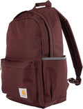 Carhartt 21L Classic Laptop Backpack, Water-Resistant Pack W/ 15" Laptop Sleeve and Organizational Compartments, Port