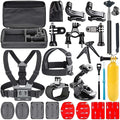 Navitech 18 in 1 Action Camera Accessories Combo Kit with EVA Case Compatible with VPro Sports Camera HD 1080P
