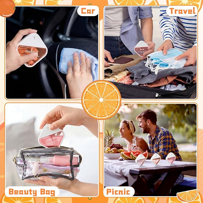 3 Pcs Power Mist Hydrating Hand Sanitizer Spray Bulk Travel Size Hand Sanitizer Spray Pocket 1 oz Square Card Bottle for Daily Use Nurse Teacher Employee Coworker Office Gifts for Mother's Day