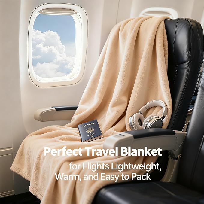 SNZ Wearable Blanket for Womens and Mens, Comfy Flannel Poncho, Snuggie Warm Shawl Wraps for Women, Birthday Gift Ideas