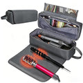 Hair Tools Travel Bag with Heat Resistant Mat Hair Styling Accessories Storage Case for Hair Dryer Flat Iron Straightener Curling Iron Haircare Accessories Travel Essentials for Women