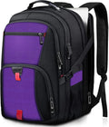 ANTERK Extra Large Backpack, Travel Laptop Backpack, Sturdy TSA Water Resistant 17.3 Inch Carry on Backpacks, Anti Theft Business Computer Backpacks Gifts for Men Women, Purple