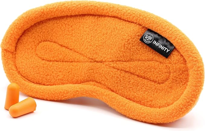Wild Essentials Infinity Fleece Luxury Sleep Mask - Pumpkin Spice