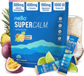Nello Supercalm Powdered Drink Mix, Cortisol Reducer* and Sleep Aid Supplement, L Theanine, Ksm-66 Ashwagandha, Magnesium Glycinate, Vitamin D 3, No Sugar, Non GMO, On The Go, 20 Ct, Passion Colada