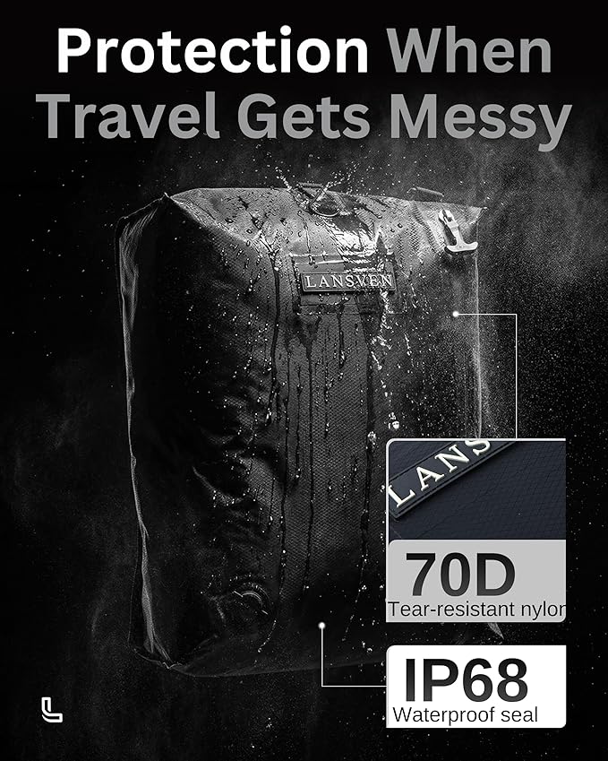 Vacuum Packing Bags for Travel – cordless travel vacuum bag set, Save 60% Space, Maximize Storage, Vacuum Packing Cubes, TSA Ready, Easy Packing Organizer for Carry-On & Suitcase (2PC+Pump)