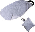 Fan Wu 100% Cotton Blackout Sleep Mask with Adjustable Nose Bridge for Women & Men – Light Blocking Eye Mask with Nose Wing Trim, Soft Breathable for Side Sleepers, Travel-Friendly Eye Cover
