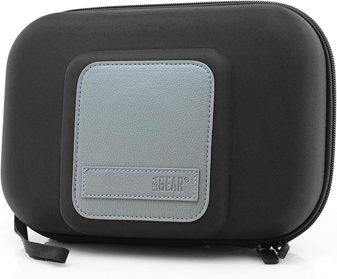 USA Gear Toiletry Travel Bag Organizer Kit with Customizable Storage Pockets & Protective Hard Shell Perfect for Carrying Shampoo, Conditioner, Body Wash, Shaving Supplies & More Toiletries!