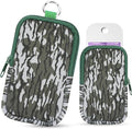 Hand Sanitizer Spray Case,Compatible with Popular Sanitizers,Zipper Pouch for Hand Sanitizer,Cute Fashion Accessories with Snap Hook for Glow Mist and Power Mist 1FL OZ,Suitable for Outdoor (Camo)