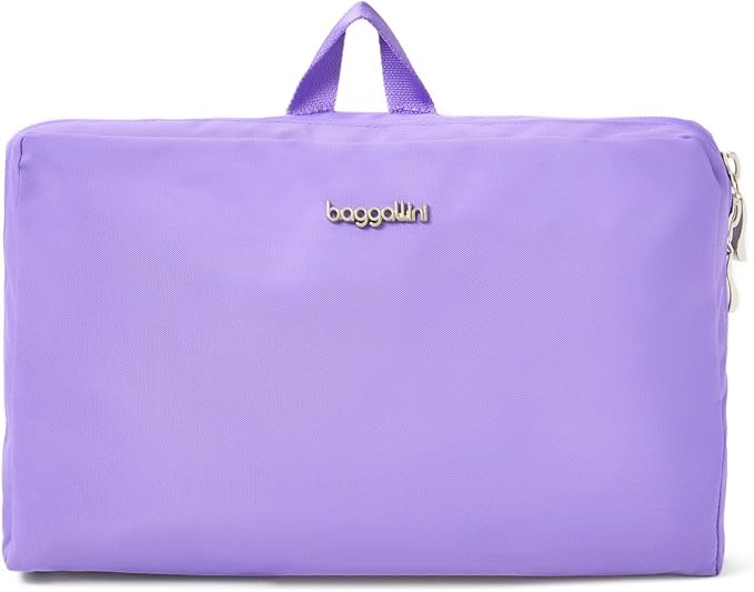 Baggallini Carryall Expandable Lightweight Travel Tote 22" Packable Folding Compact Nylon Washable Weekender w/Luggage Sleeve