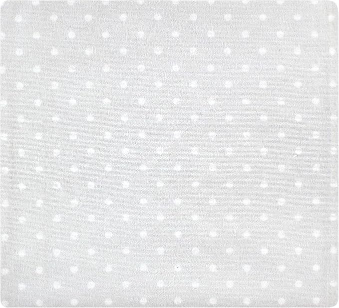 Hudson Baby Unisex Baby Cotton Flannel Receiving Blankets Bundle, Lilac Elephants, One Size (Pack of 2)