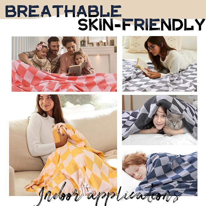 Lightweight Woven Throw Blanket Large Soft Travel Accessories Women Summer Winter Vacation Essentials European Mexico Costa Rica Bahamas Alaska Japan Amazon Africa Hawaii Trip Must Haves Navy Blue