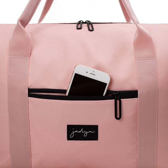 Jadyn Lola Travel Bag, Weekender/Overnight Duffel, Gym Tote Bag for Women, Men