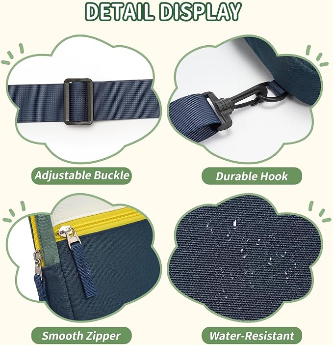 Mothers Day Gifts for Daughter, Birthday Graduation Gifts for 8 9 10 11 12 Year Old Teens Girls Her,Fanny Pack Sling Crossbody Bag Belt Bags Purse, Preppy Teen Girl Gift Trendy Stuff Travel Essentials