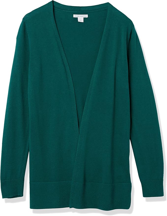 Amazon Essentials Women's Lightweight Long Sleeve Open-Front Cardigan Sweater (Available in Plus Size)