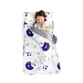 JumpOff Jo Nap Mat for Kids - Cozy Kids Rest Mat with Removable Pillow and Ultra Soft Blanket for Preschool, Daycare, and Sleepovers - Playful Pandas