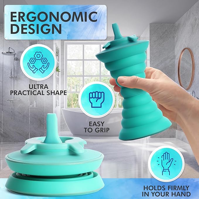 The Pocket Bidet®: Portable Travel Bidet with Collapsible & Ergonomic Design, Easy to Spray, Flying Saucer Bidet for Men, Pregnant Women, Camping, Outdoors, Fits in a Purse or Bag (Teal, 500 ml)