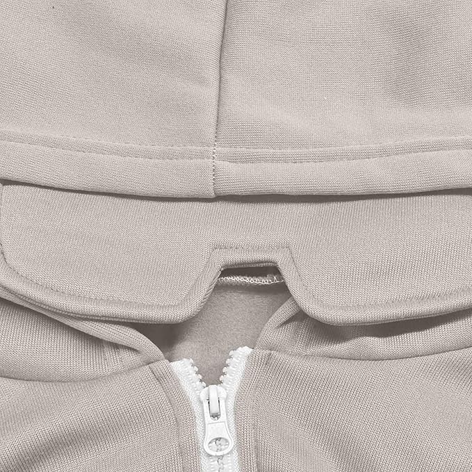 Zip Up Hoodie with Eye Mask Built In, Comfort Airplane Wearable Blanket Sweatshirt Men Women Sleep Clothes