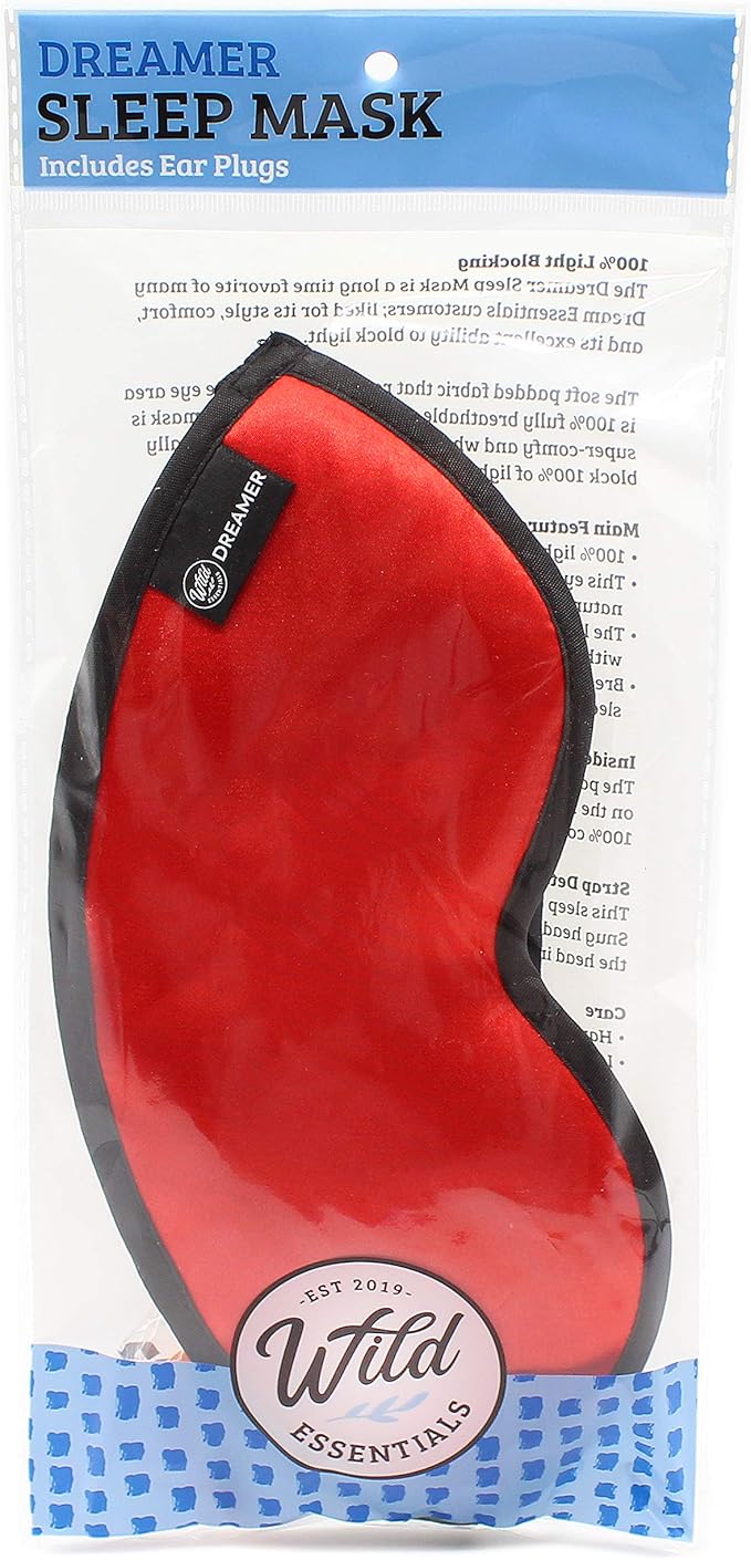 Wild Essentials Dreamer Sleep Masks (Sunset Red)